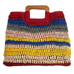 MultiColored Woven Bag